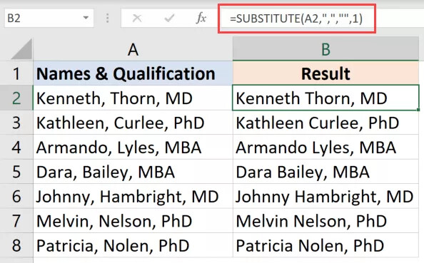 Hướng dẫn cách loại bỏ dấu phẩy trong Excel (Với Văn bản và Số)